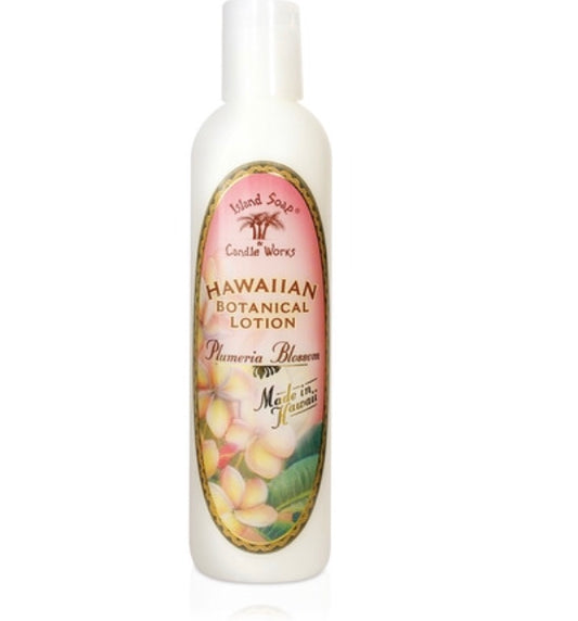 Island Soap Hawaiian Botanical Lotion 8.5 oz- Plumeria Blossom